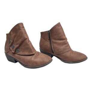 Blowfish Malibu Kids Pava-K Zip-Up Fashion Boots Unisex Size 3